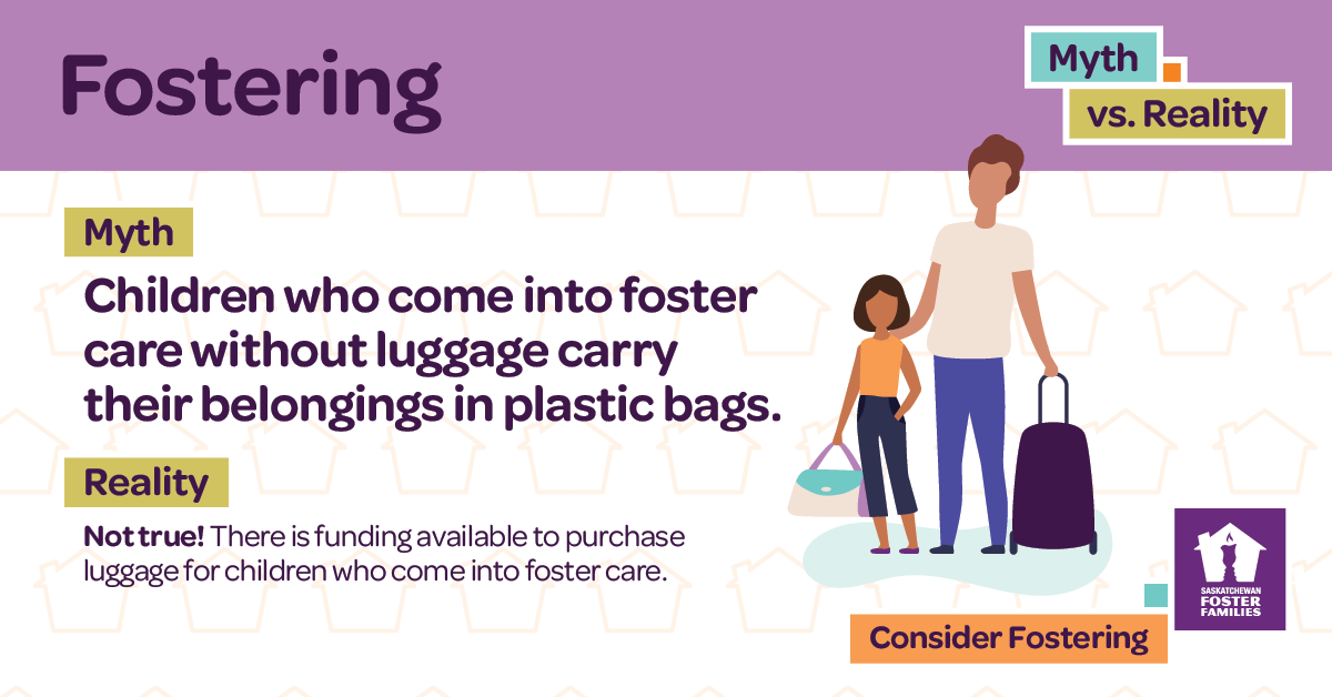 Fostering Myth vs Reality - Myth: Foster families can't have two working parents. Reality: Yes you can! If you have a desire and devotion to foster, we'll help find a foster child placement appropriate for your work situation. Consider fostering.